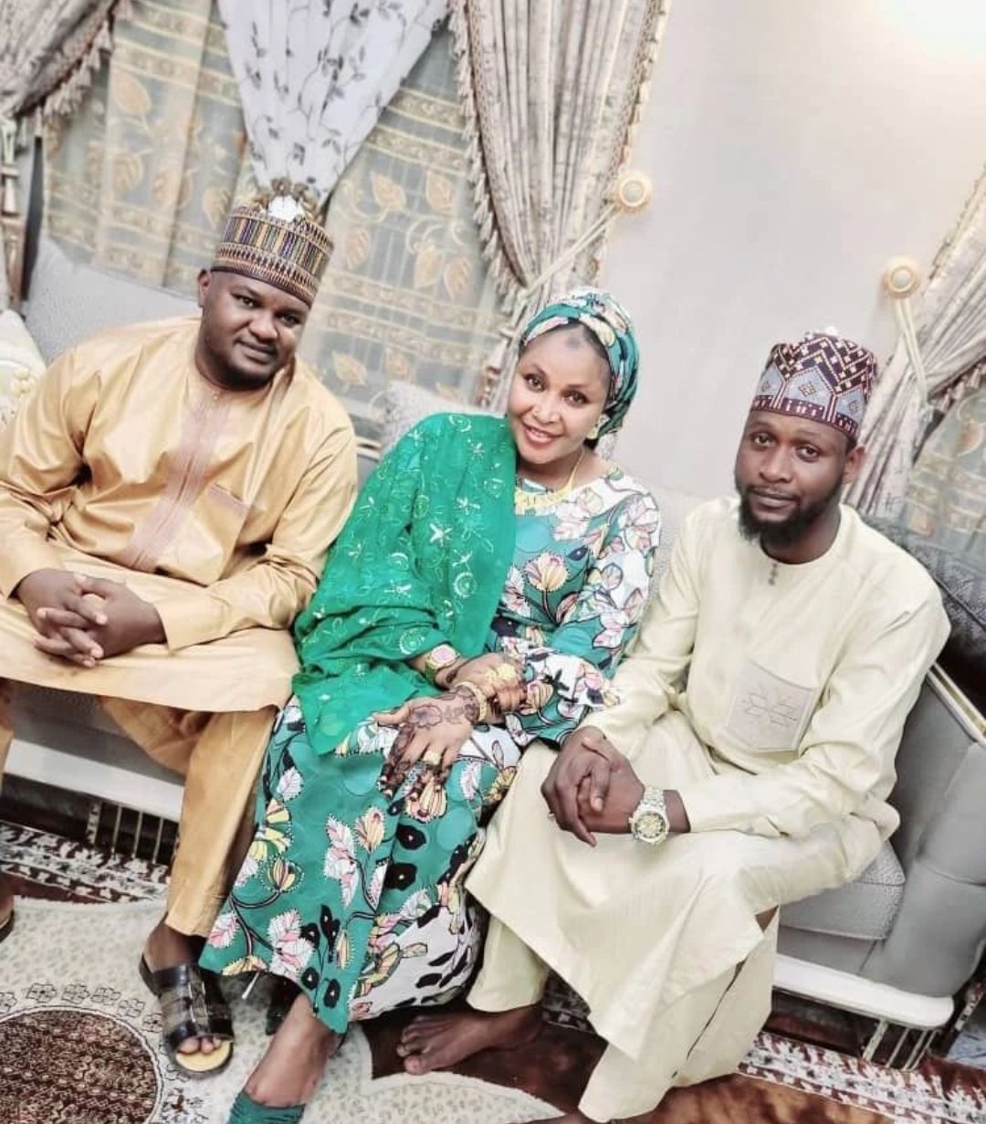 Halima atete and her husband